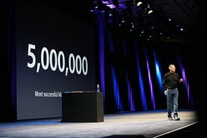 Steve Jobs at an Apple presentation