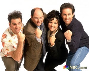 The wildly successful sitcom, Seinfeld, was the result of Larry David's superb screenwriting. 