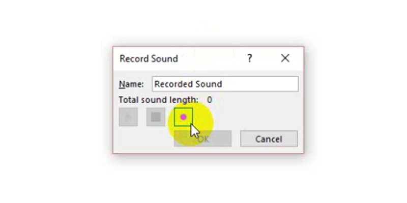 Embed audio in PowerPoint 2013: recorded sound