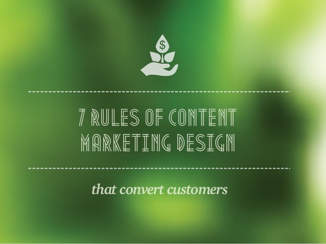 presentation ideas - content marketing design