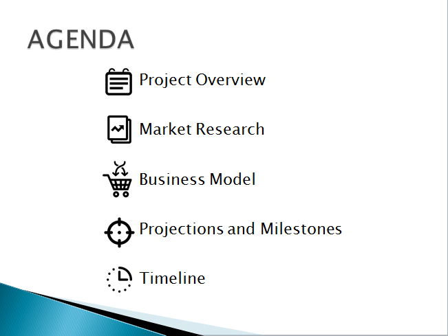 agenda slide enhanced