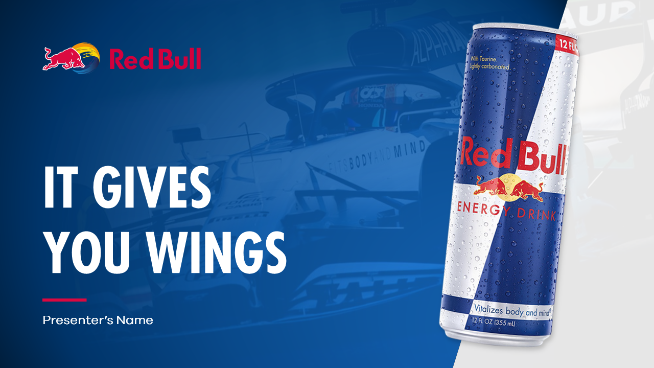 red bull presentation template