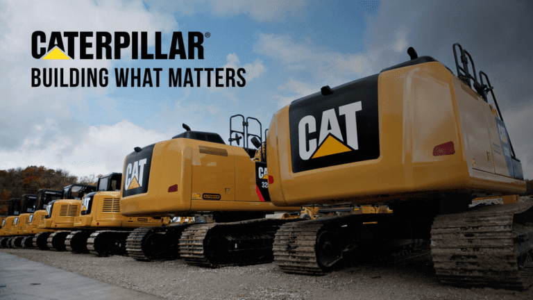 Caterpillar PowerPoint Slide Design Example 1