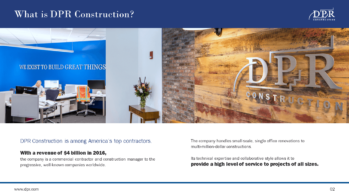 DPR Construction PowerPoint Slide Design Example 2