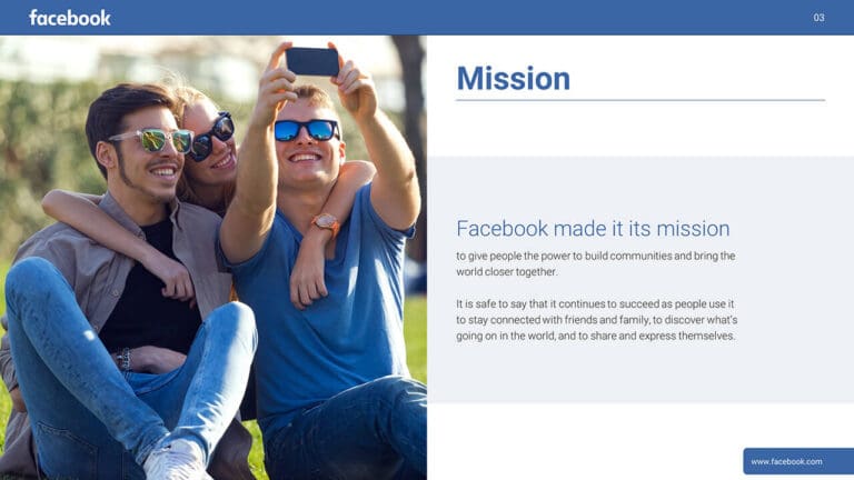 Facebook PowerPoint Presentation Slide Examples 3