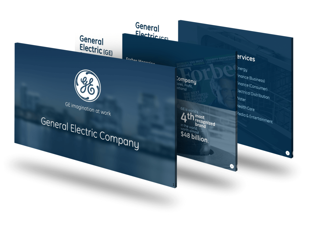 General Electric PowerPoint Deck