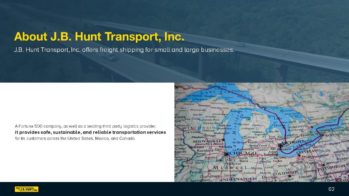 JB Hunt PowerPoint Presentation Slide Examples 2