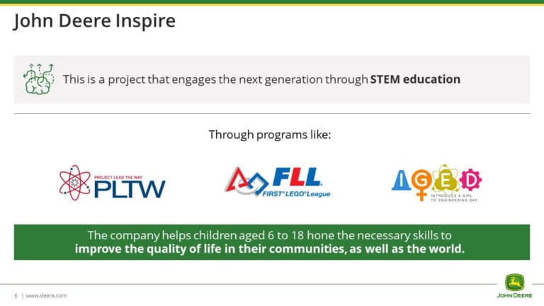 John Deere PowerPoint Presentation Slide Example 6