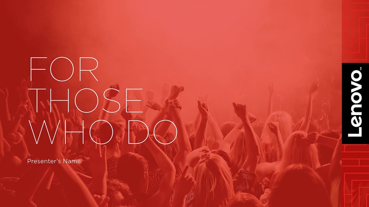 Lenovo Presentation Design Portfolio SlideGenius