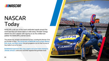 NASCAR PowerPoint Presentation Slide Examples 3