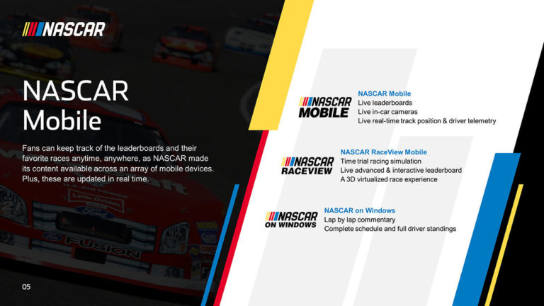 NASCAR PowerPoint Presentation Slide Examples 5