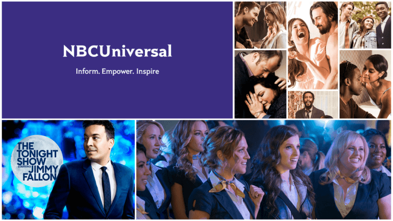 NBCUniversal PowerPoint Slide Design Example1