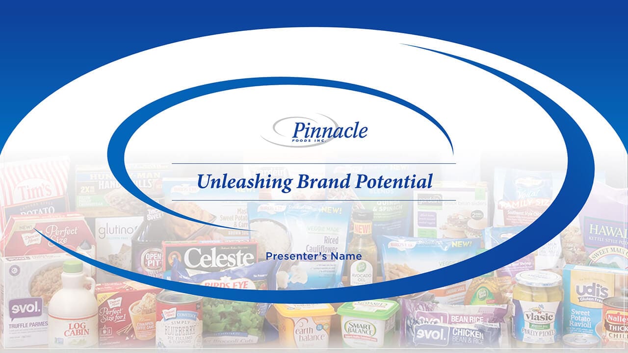 Pinnacle Foods Inc Presentation Design Portfolio SlideGenius Pinnacle Foods Inc Presentation Design Portfolio SlideGenius