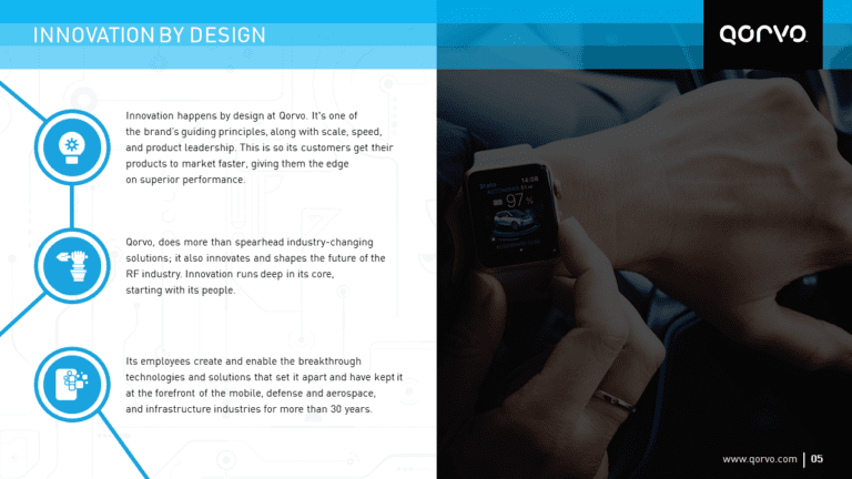 Qorvo PowerPoint Presentation Slide Example 5