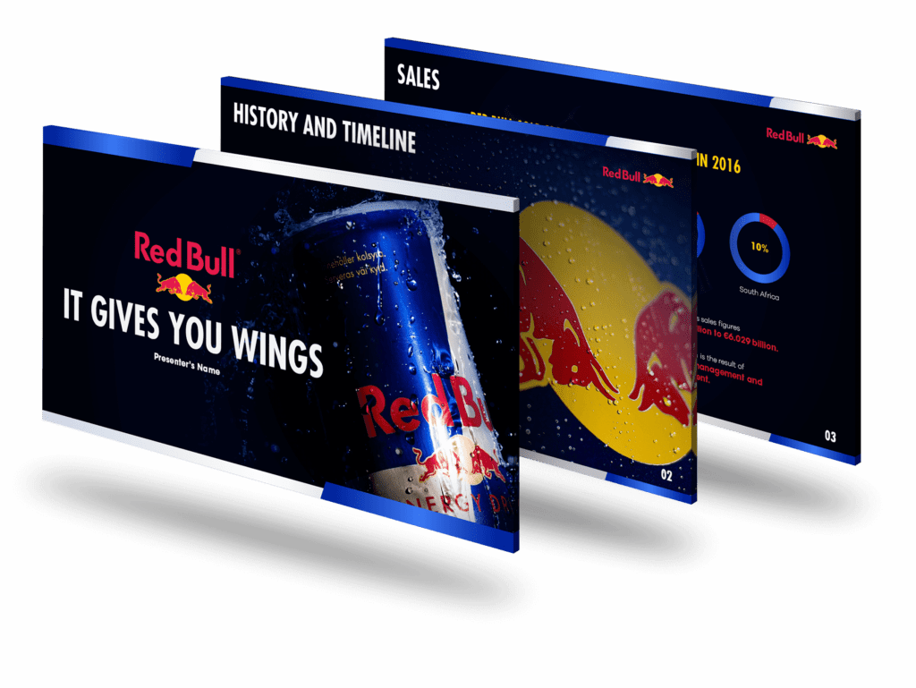 red bull presentation template