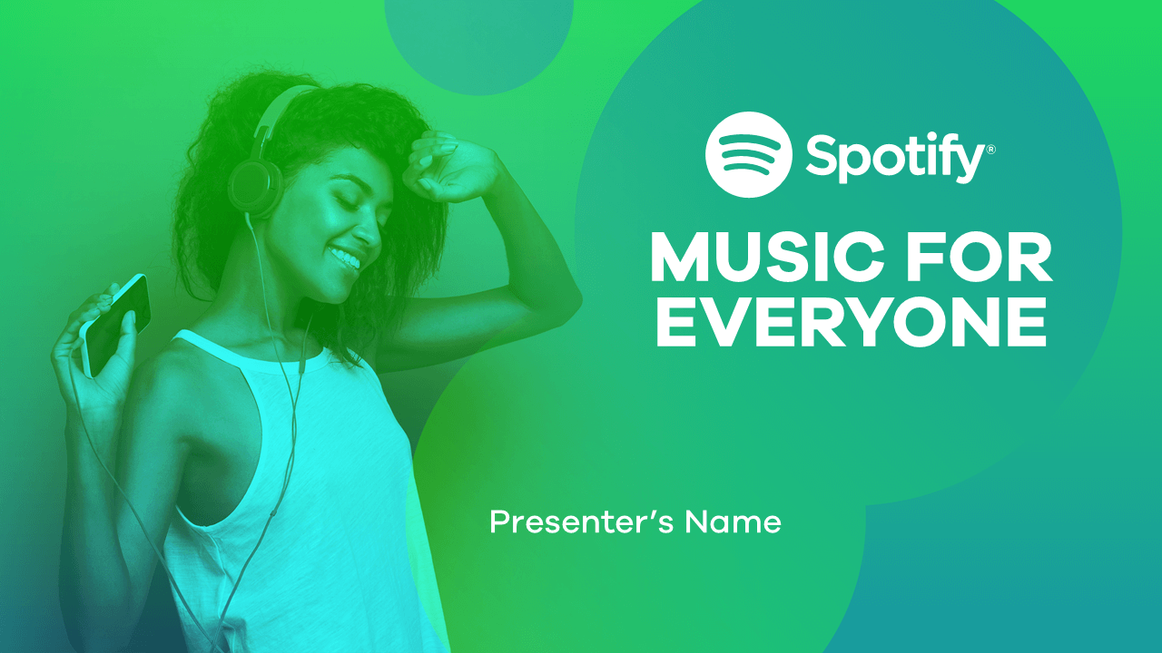 Spotify PowerPoint Slide Design Example1