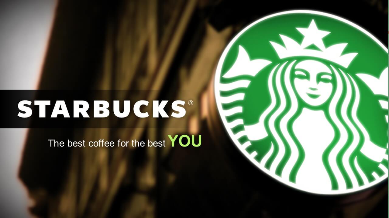 Starbucks Presentation Design Portfolio SlideGenius