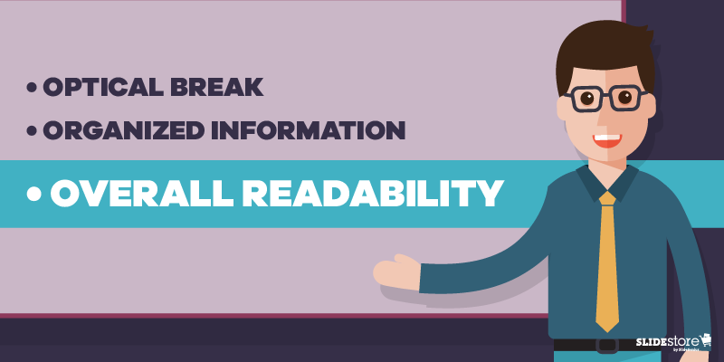 Overall readability | Bullet Points