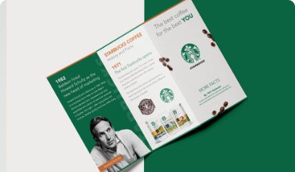 STARBUCKS Tri-Fold Brochure