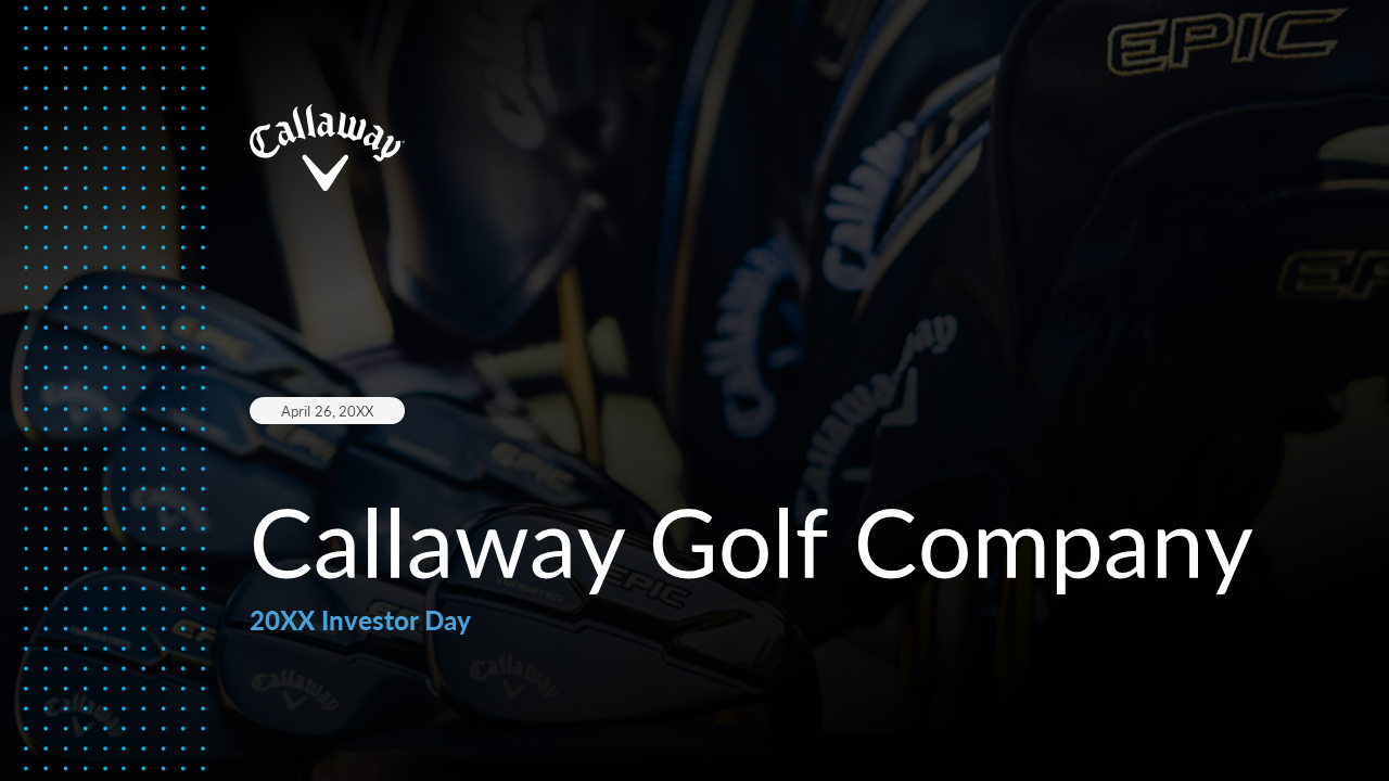 Callaway Golf Presentation Design SlideGenius Portfolio
