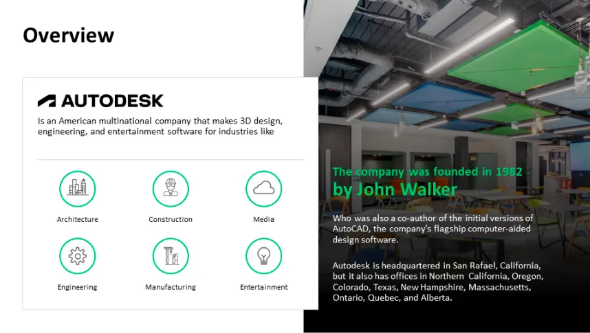 Autodesk-Overview-Pitch-Deck-SlideGenius Slide 2