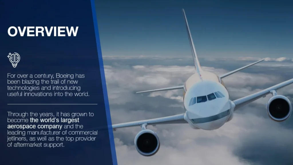 Boeing-History-Overview-Airplane-in-the-Sky Slide 2
