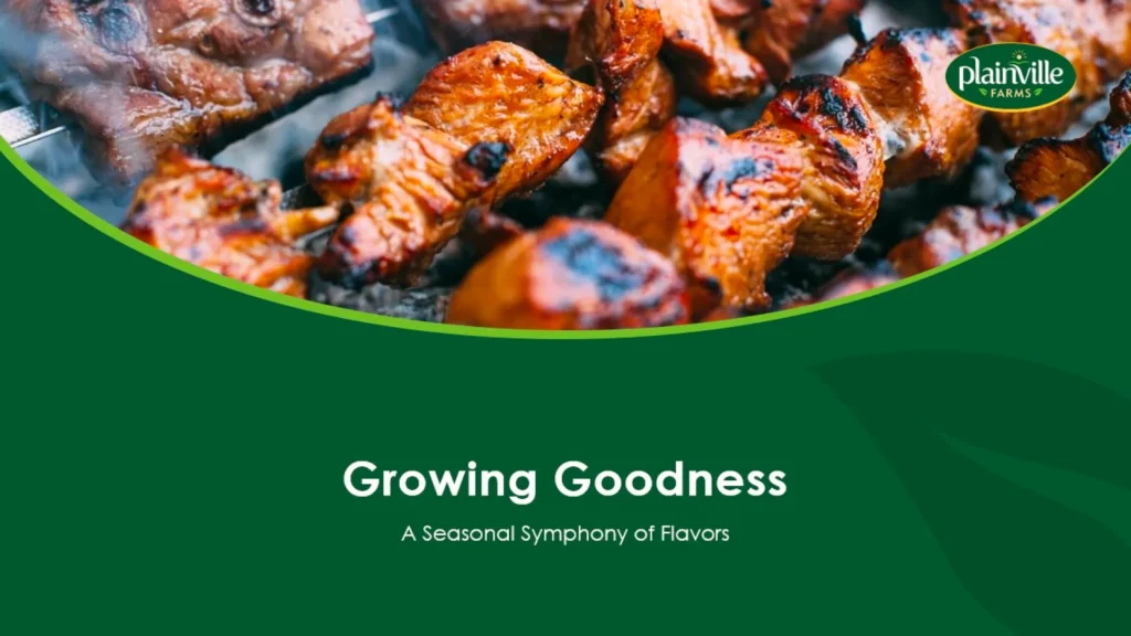 Grilled Chicken Skewers - Plainville Farms Seasonal Symphony of Flavors Slide 3