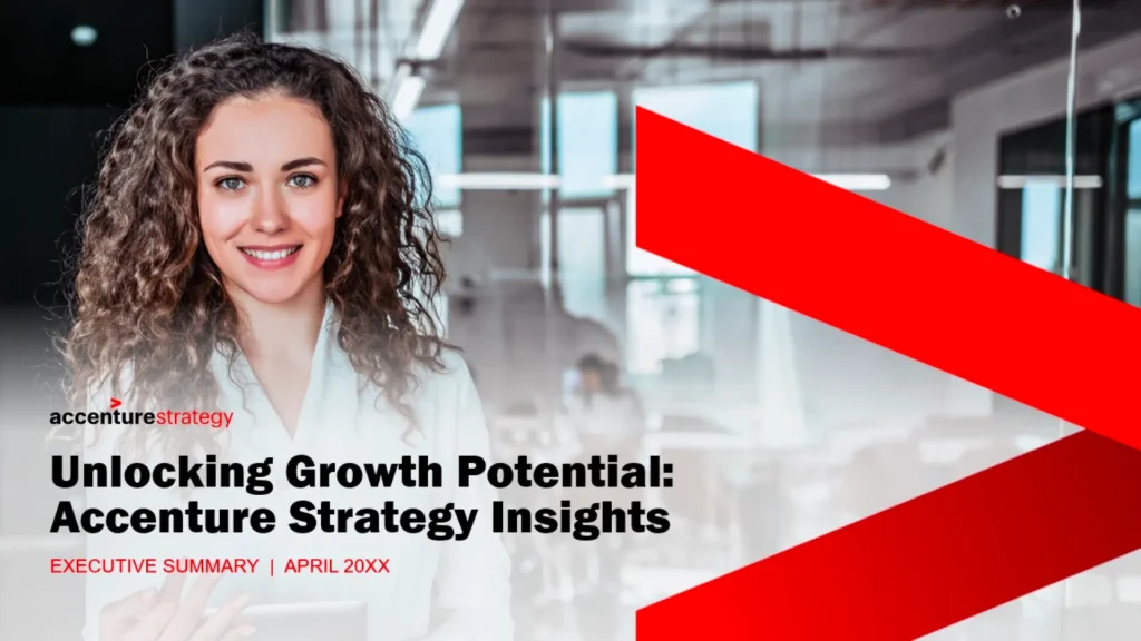 Accenture Strategy Insights Executive Summary Presentation Slide Title Slide
