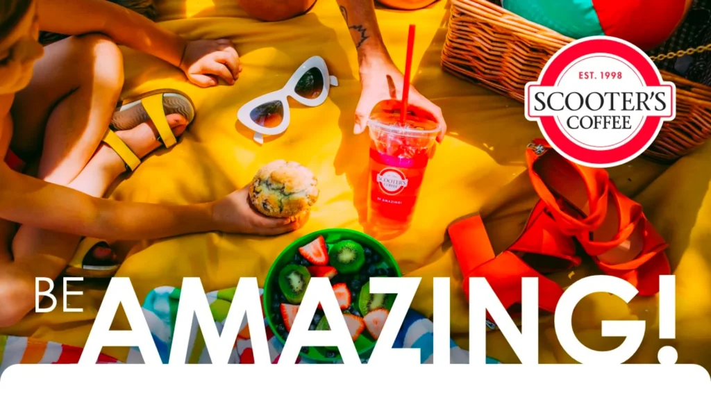 Scooters-Coffee-Picnic-Scene-Be-Amazing Title Slide