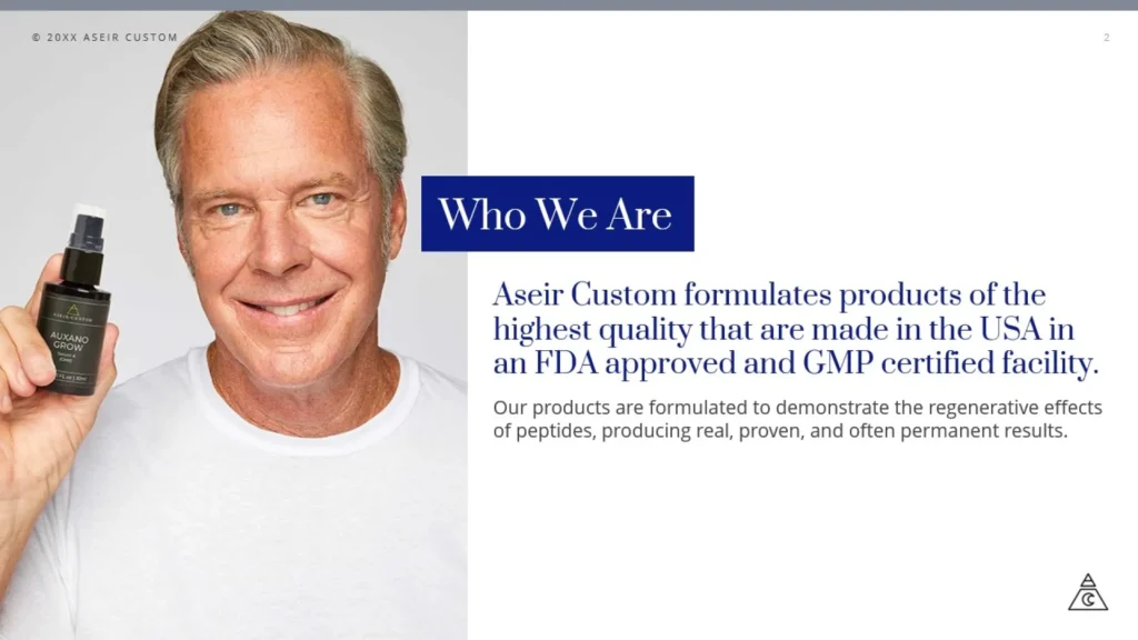 Aseir Custom High-Quality FDA Approved Products Presentation Slide Slide 2