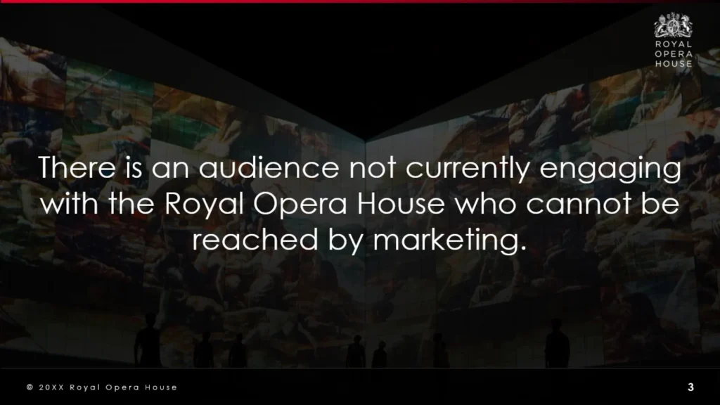 Royal Opera House Audience Engagement Projection Slide Slide 3