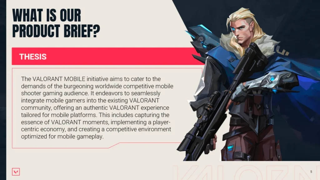 VALORANT Mobile Initiative Slide - Portfolio by Riot Games Slide 5