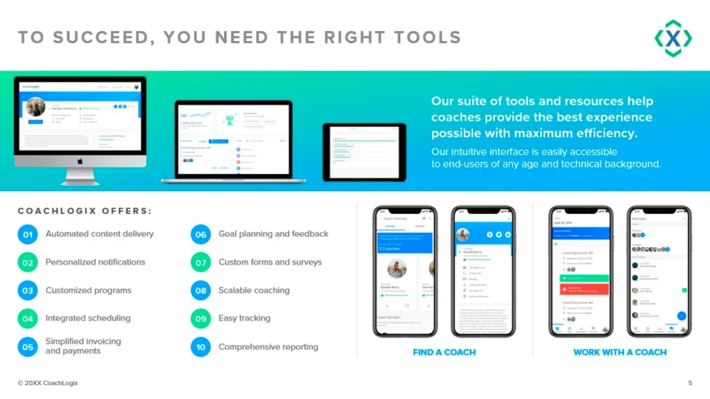 Comprehensive Coaching Tools Presentation - SlideGenius Portfolio Slide 5