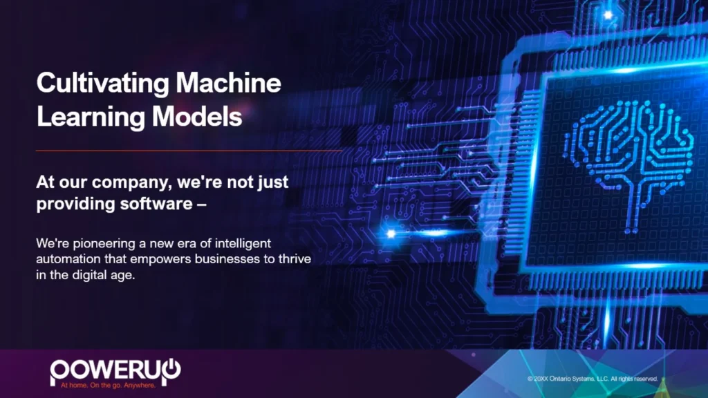 Machine Learning Models Circuit Board Illustration – OnuVu Portfolio Slide 4