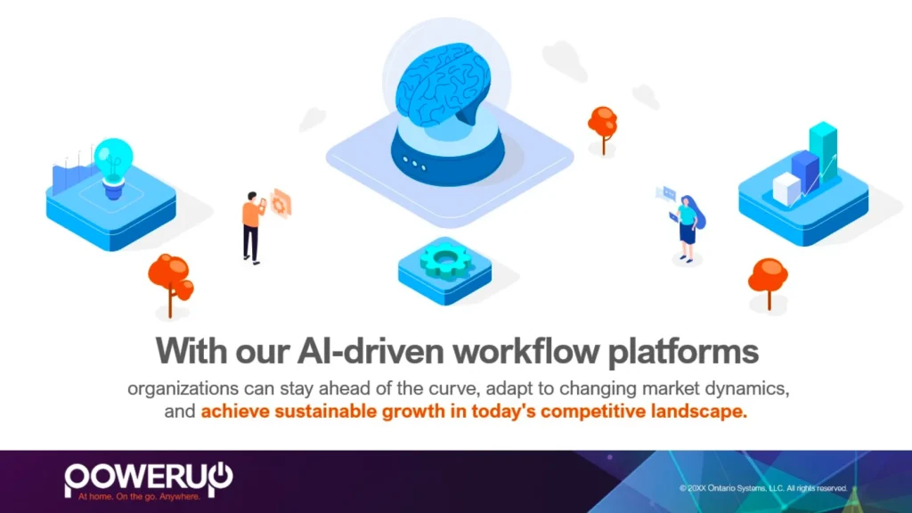 AI-Driven Workflow Platforms Illustration - PowerPoint Slide Template Slide 6