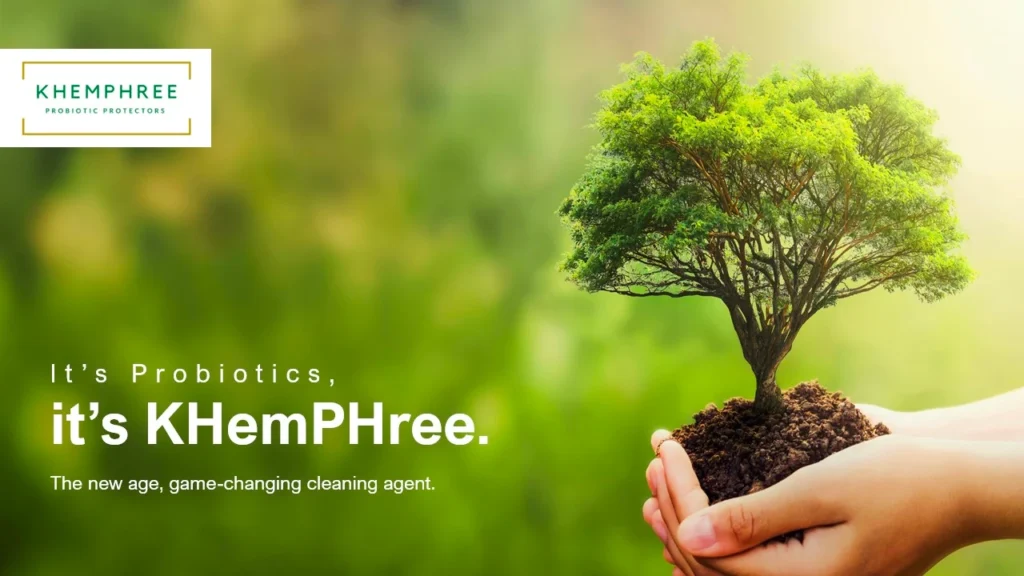 KHemPHree Probiotic Cleaning Agent - Sustainable Growth Image Title Slide