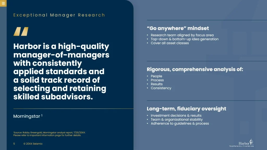 Exceptional Manager Research - High-Quality Portfolio Management Insights Slide 5