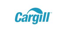 The PowerPoint slide template showcases the Cargill logo in blue. The logo features the word 
