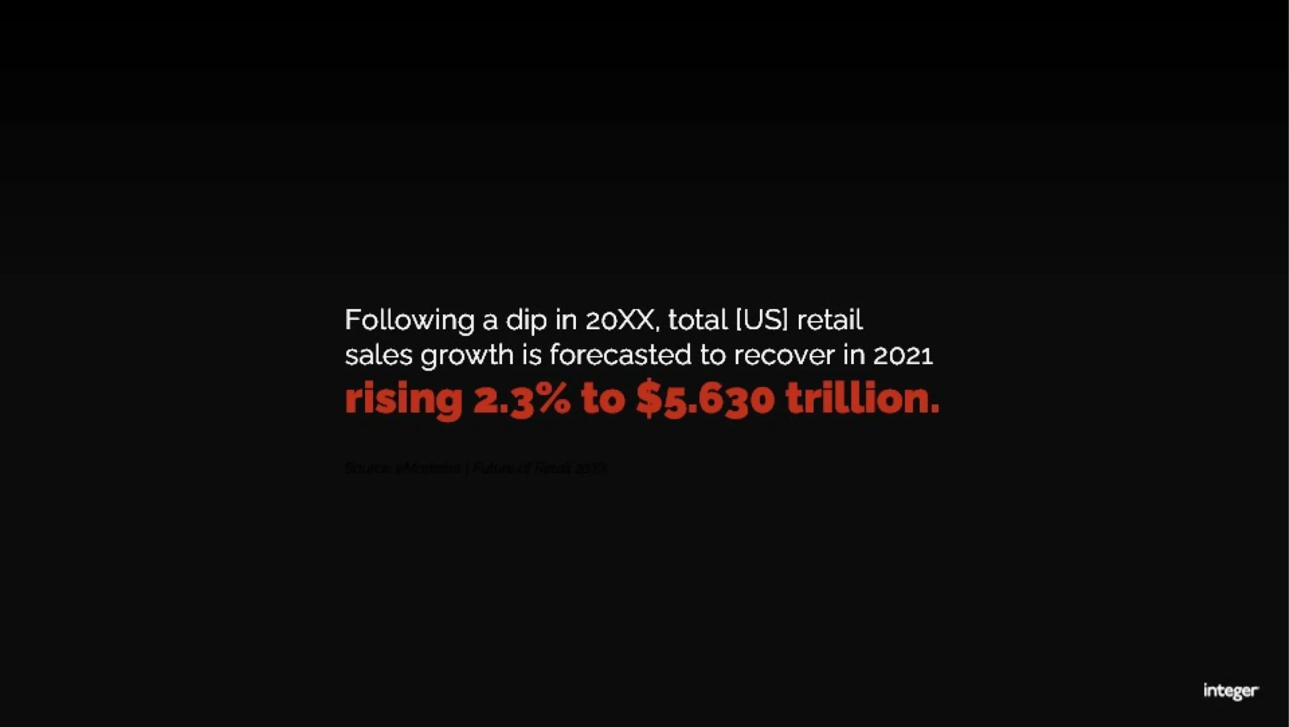 Text against a black background reads: 
