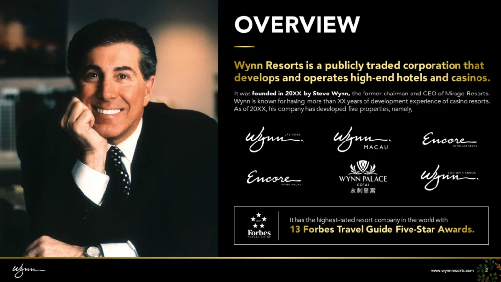 Wynn Resorts Slide 2 Slide 2