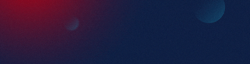 A dark blue background with two faint, circular shapes and a gradient of red light in the upper left corner, ideal for showcasing Interactive Data Visuals in presentations.