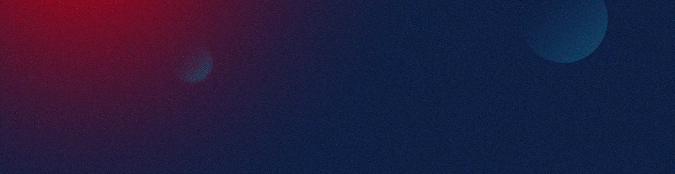A dark blue background with a subtle red gradient on the left side and two faint blue circular shapes on the right, resembling abstract planets—ideal for a Sales Enablement PowerPoint with a modern, professional touch.