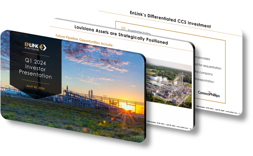 Enlink Q1 2024 EnLink Midstream Presentation Design: Key Achievements ...