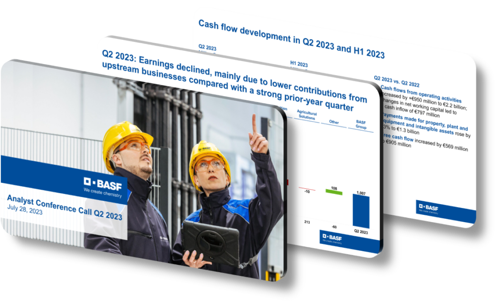 Effective Presentation Design: Key Strategies in BASF's 2023 SlideGenius