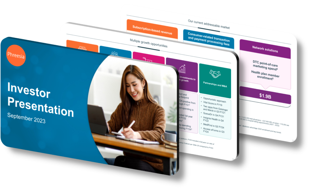 Phreesia s unique presentation design revolutionizing patient intake