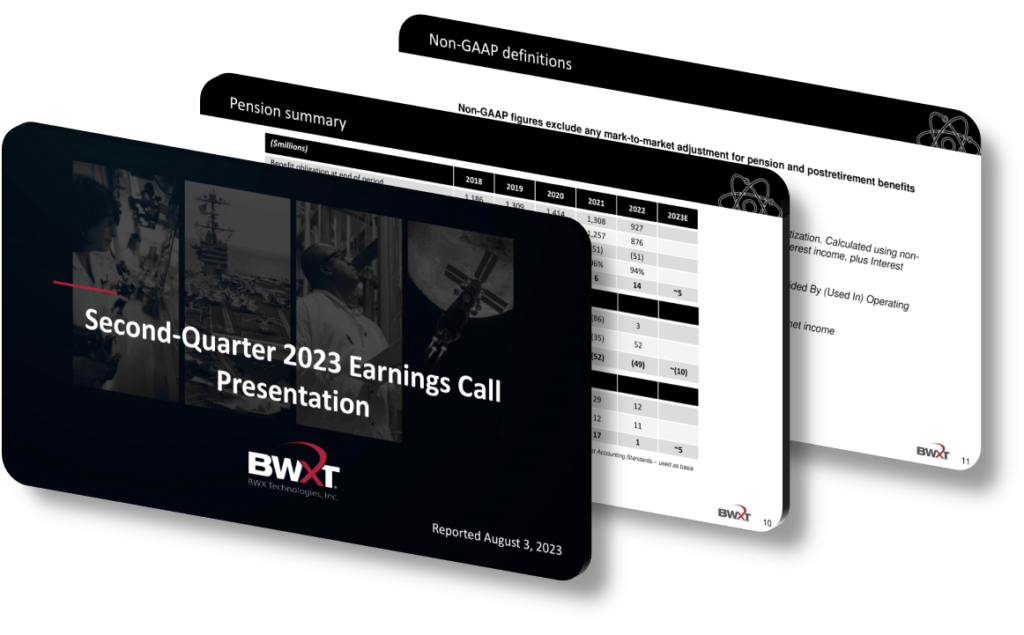 Effective Presentation Design for BWXT's Nuclear Innovations | SlideGenius