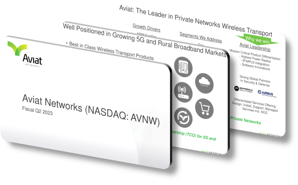 Effective Presentation Design for Aviat Networks' Wireless Solutions ...