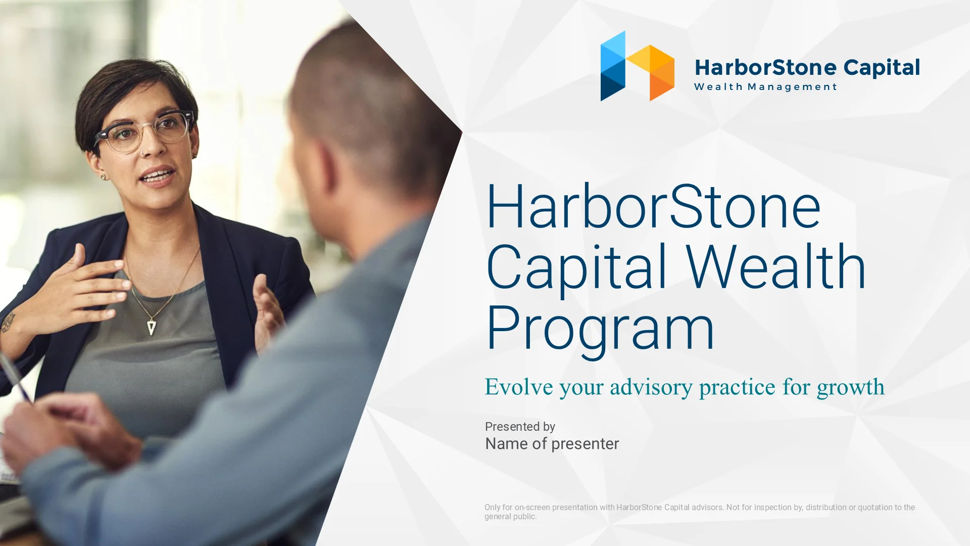 Cover of a Document Generator template for a wealth management program